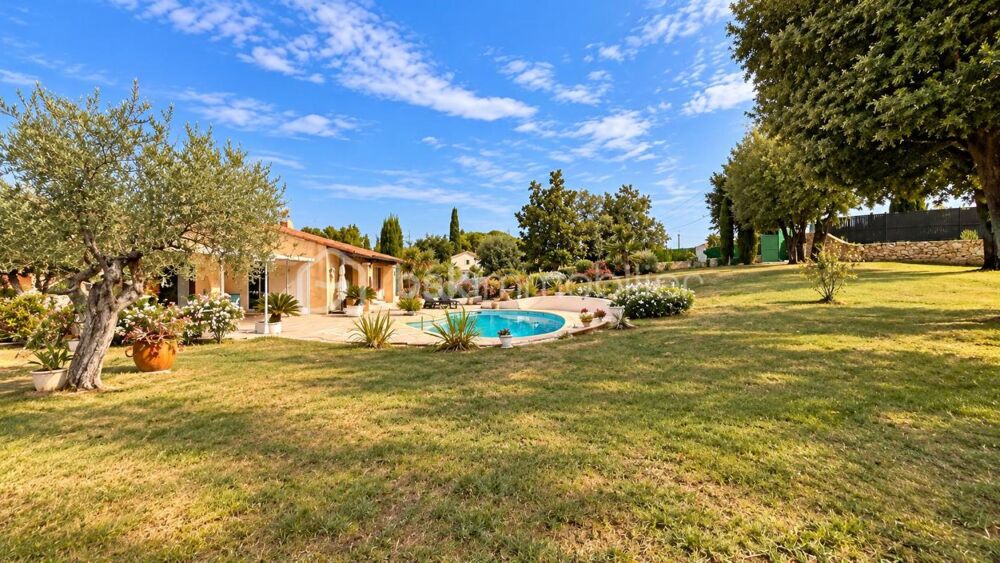 Vente Villa PEYMEINADE – VILLA PROVENÇALE DE PLAIN-PIED 177 M2 – PISCINE – VUE DÉGAGÉE – TERRAIN 2330 M2 – GARAGES Peymeinade