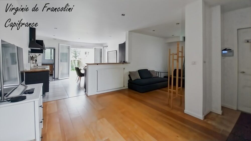 Montreuil-A vendre maison 5p-Parfait état-3/4 chambres-122m2 au sol-Terrasse,jardin,cour,balcon-Garage-11mn métro L9