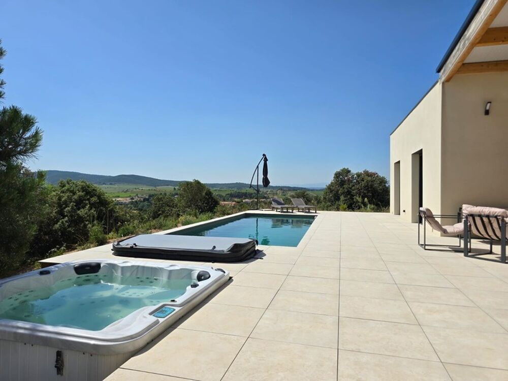 VILLA CONTEMPORAINE D'EXCEPTION - 5 CHAMBRES - PISCINE - JACUZZI - VUE PANORAMIQUE