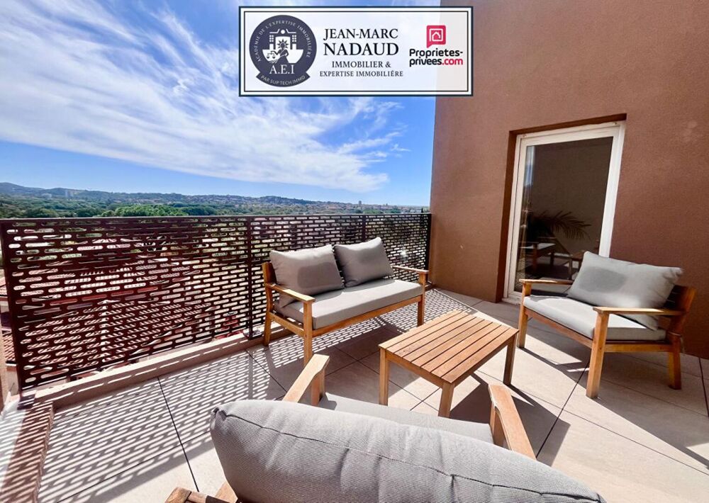 Vente Appartement Fréjus - T4 signature, Dernier Étage + Rooftop 63 m² ? Panorama Estérel & Horizon Mer Frejus