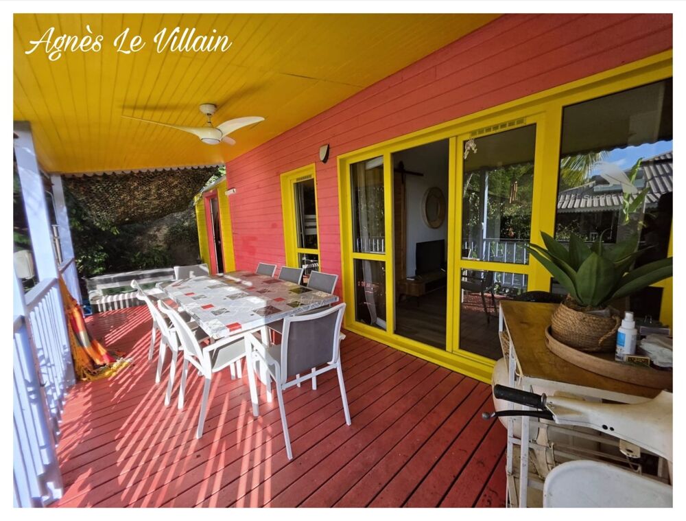 Vente Appartement Bungalow 3 chambres avec Spa accès plage à pieds Bouillante