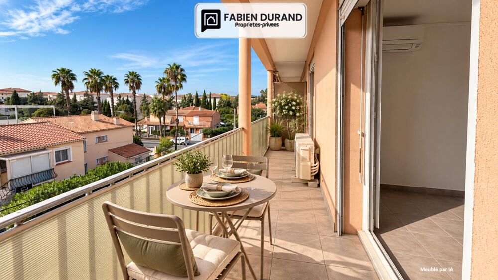 Vente Appartement APPARTEMENT T3 - 2 CHAMBRES - TERRASSE - LOGGIA - CAVE - CLIMATISATION - SANS VIS-À-VIS ? PETITE COPROPRIÉTÉ Saint raphael