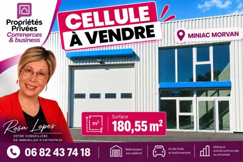ILLE-ET-VILAINE-MINIAC MORVAN - LOCAL PROFESSIONNEL 180,55M2  PORTE SECTIONNELLE 329867 35540 Miniac morvan