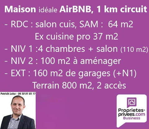 MAISON IDEALE AIRBNB - 1 KM CIRCUIT MAGNY-COURS 139000 58470 Magny cours