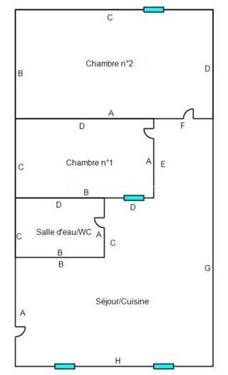  Appartement à vendre 3 pièces 40 m²