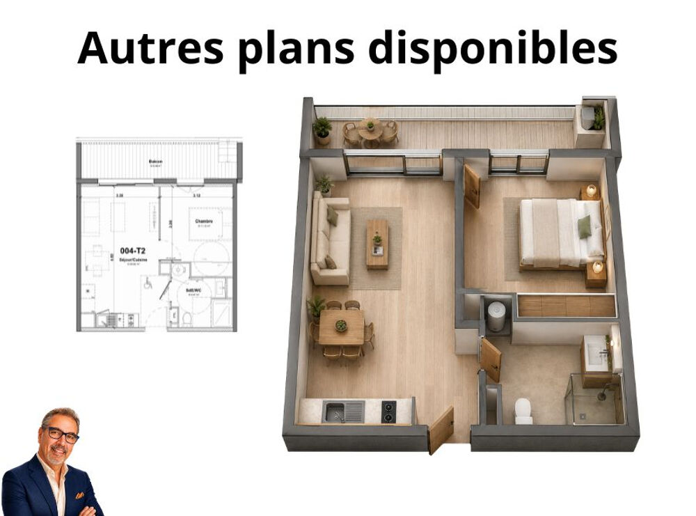 Vente Appartement T2 avec terrasse et parking Leucate
