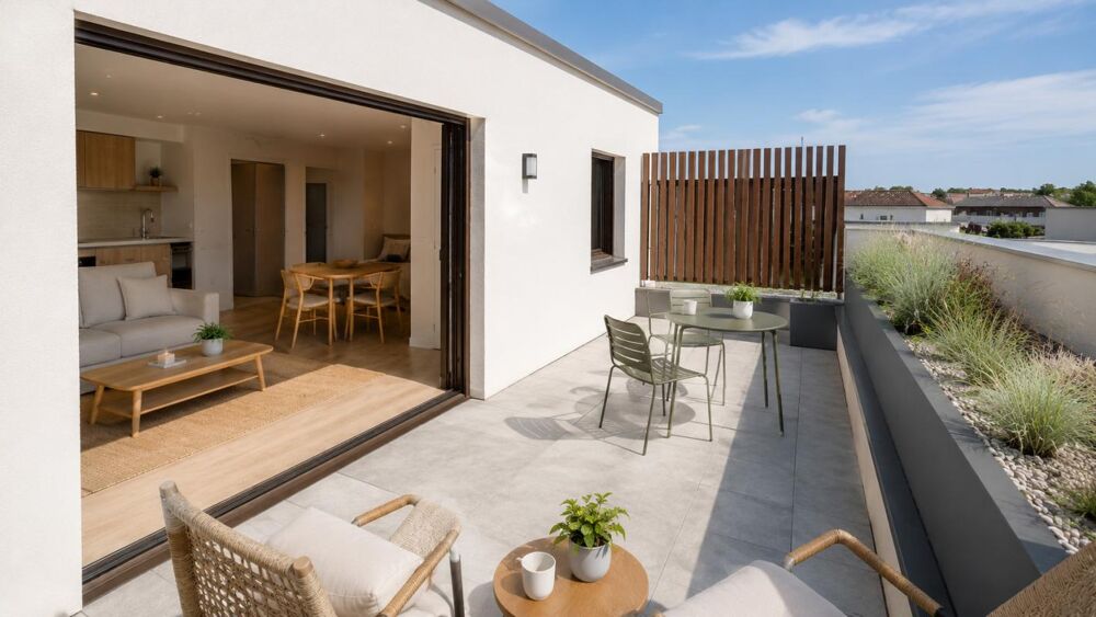 * MAGNIFIQUE T1 AVEC GRANDE TERRASSE + PARKING *