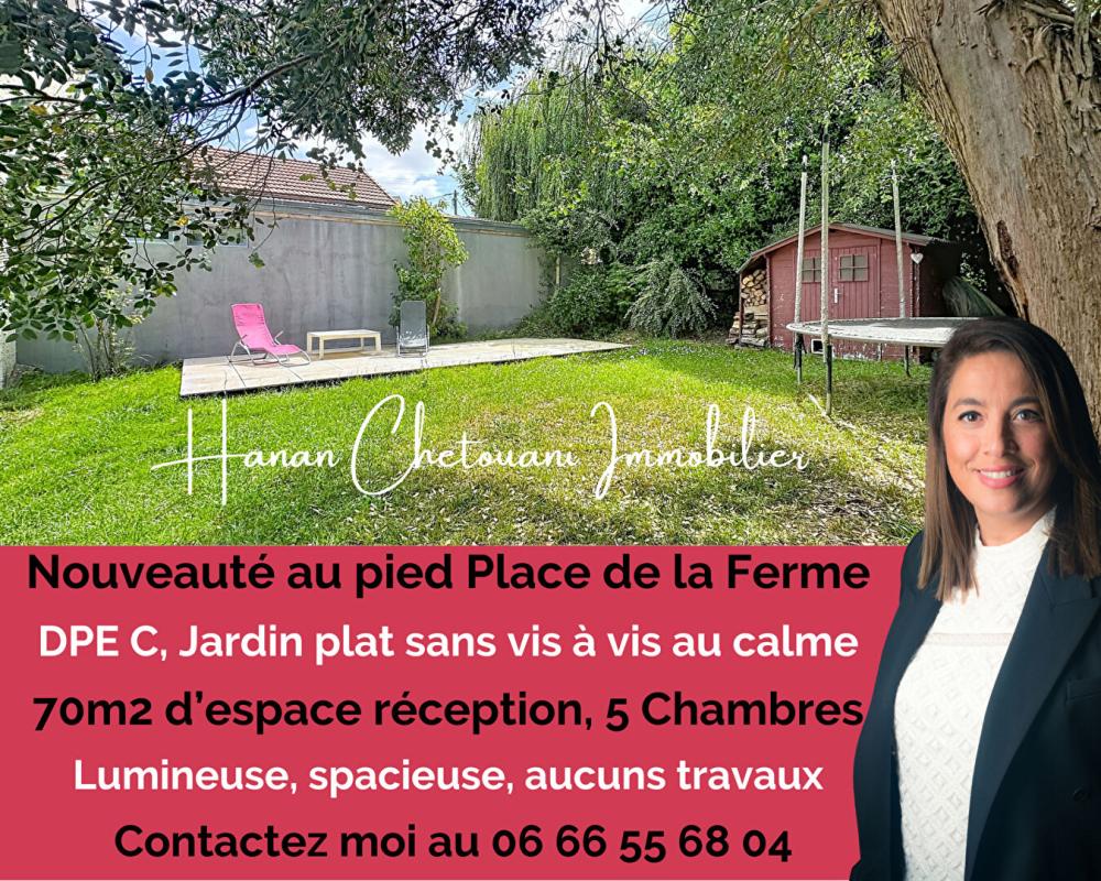Igny Place de la Ferme Maison moderne de 208 m² 6 chambres Espace réception 70 m2 Jardin sans vis-à-vis DPE C