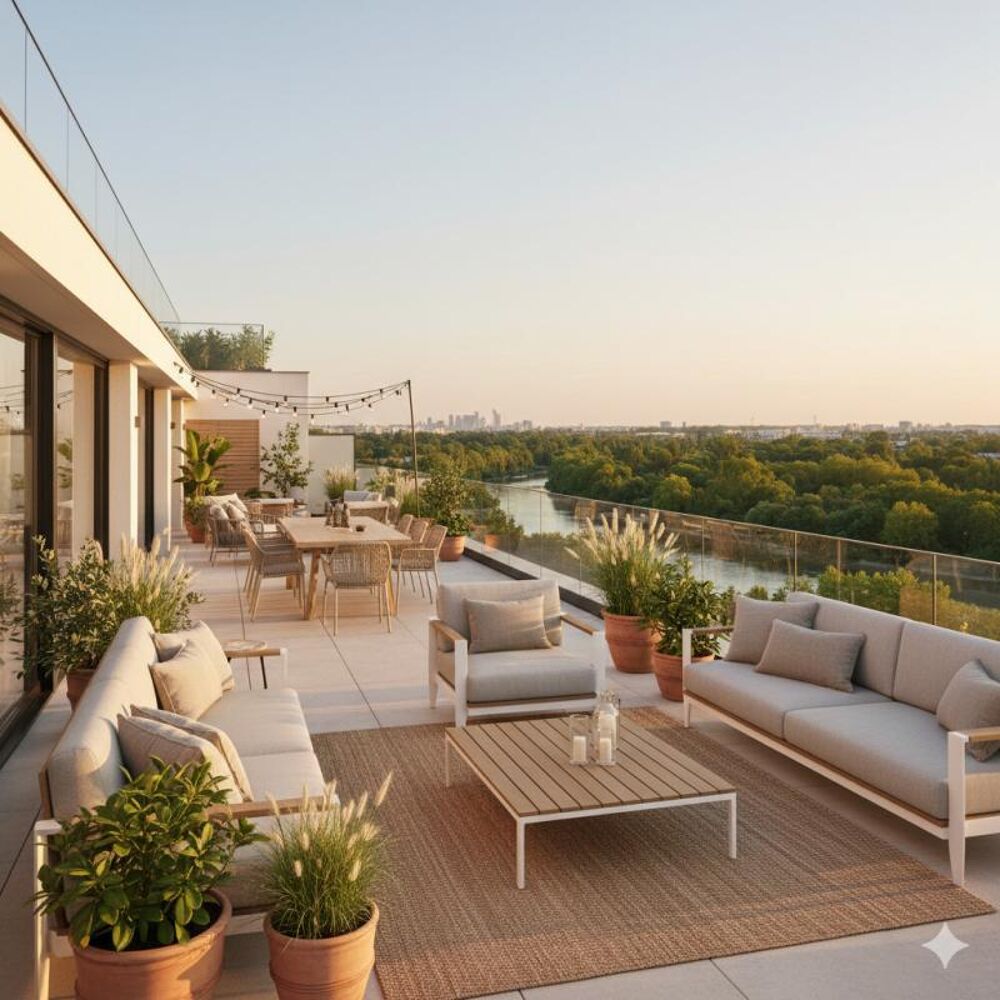 Vente Appartement EXCEPTIONNEL – Duplex 5 pièces au dernier étage, avec grande terrasse  - 2 parkings Le plessis robinson