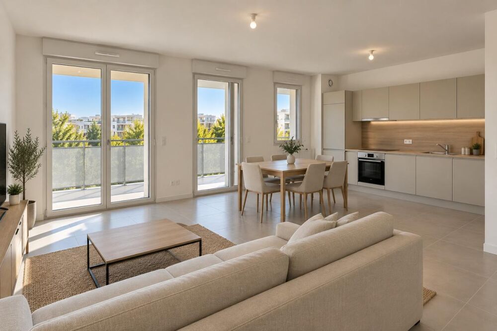 Vente Appartement T3 – BALCON – BELLE PIÈCE DE VIE – PARKING - PROCHE BORDEAUX Begles