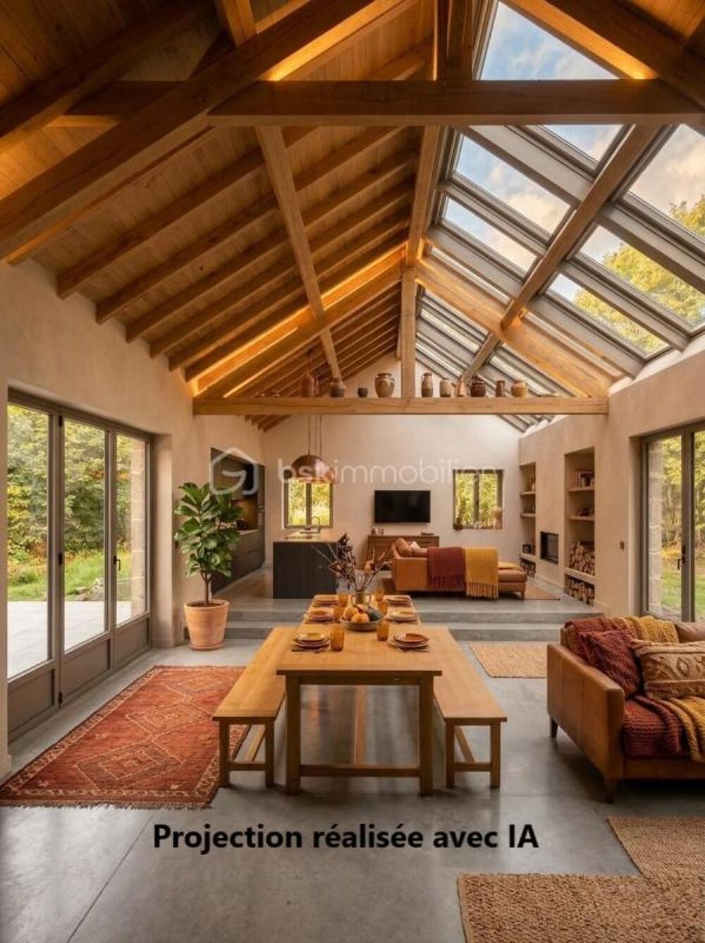 Vente Terrain Superbe enveloppe en pierre avec beau potentiel sur grand terrain au calme Dompierre du chemin
