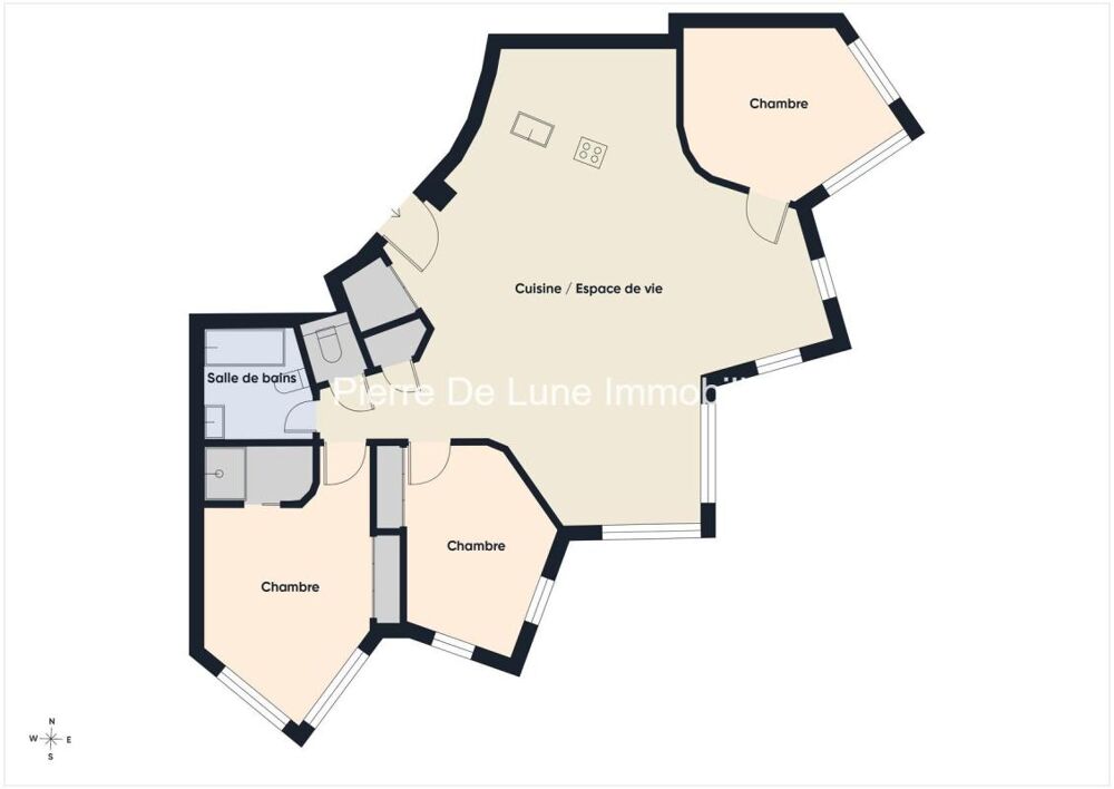 Rare LYON 9, appartement de 98m² avec VUE EXCEPTIONELLE
