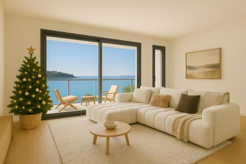   Vente appartement T3 de 71 m avec 2 balcons et vue mer, Perros-Guirec ( 22700) Appartement - 3 pice(s) - 71 m