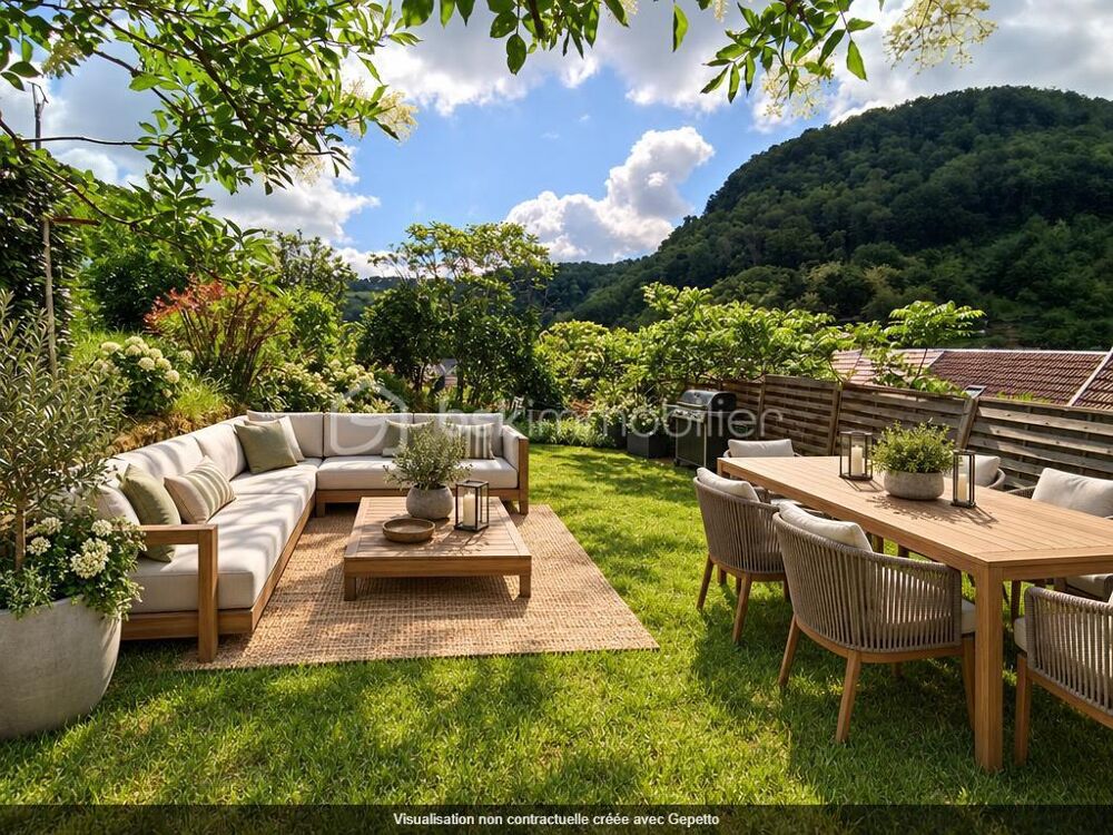 UN CADRE DE VIE PRESERVE POUR CET APPARTEMENT T5 DUPLEX EN DERN.ETAGE ET GRAND JARDIN
