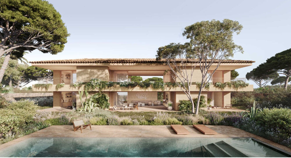 au coeur de Saint-Tropez, 83990 ,Appart T5 , dernier étage ,de 171,66 m2 ,Terrasse de Plus de 30m2