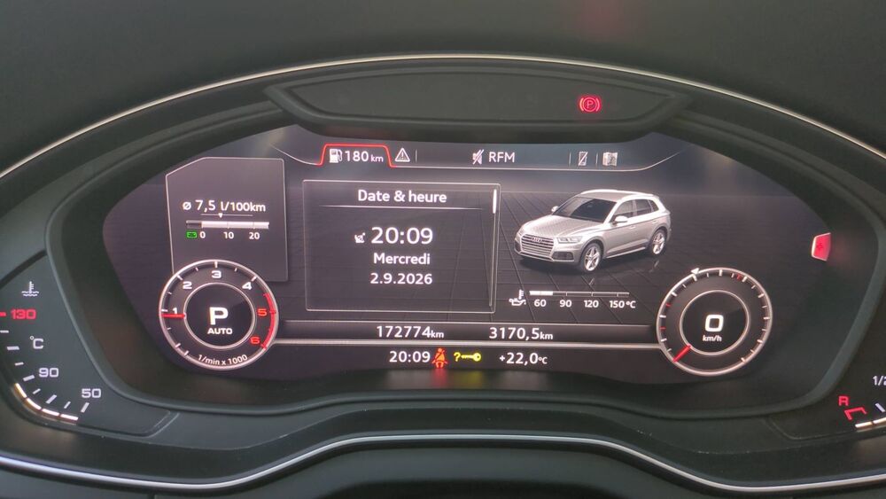 Q5 II 2.0 TDI 190 Quattro S-Tronic 7 S line - Automatique Entre 2018 occasion 44190 Clisson