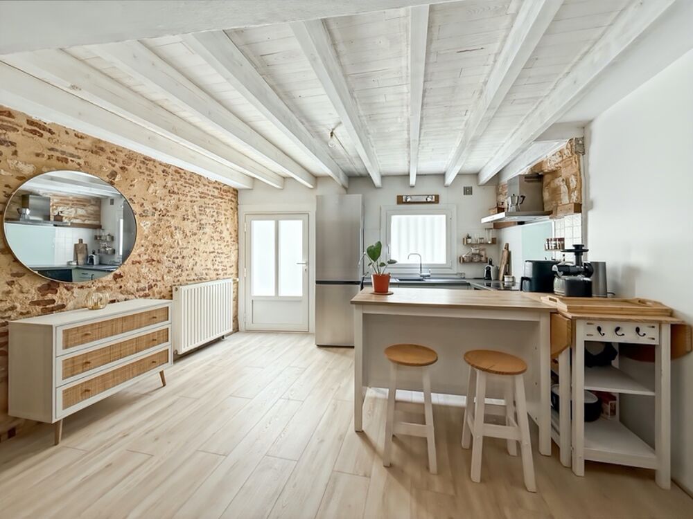 Vente Maison Bergerac LA MADELEINE Maison à vendre de caractère rénovée 70 m² pompe à chaleur 3 pièces BERGERAC (24) Bergerac