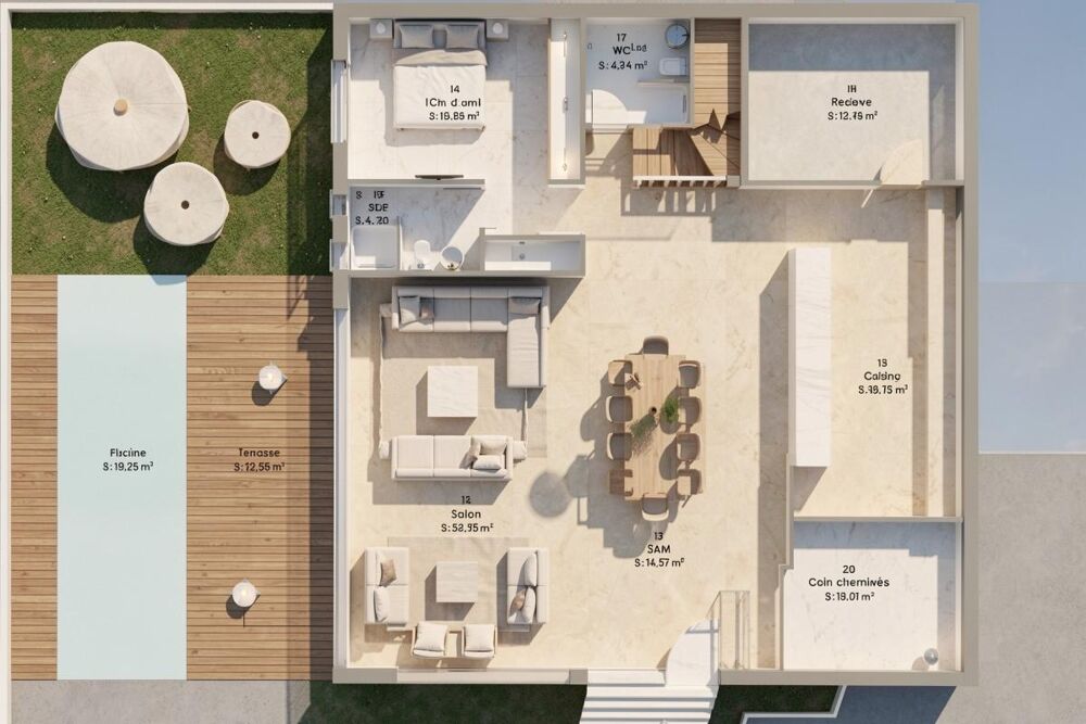 Maison à rénover de 250 m² en vente proche Parc Bordelais au Bouscat (33200)