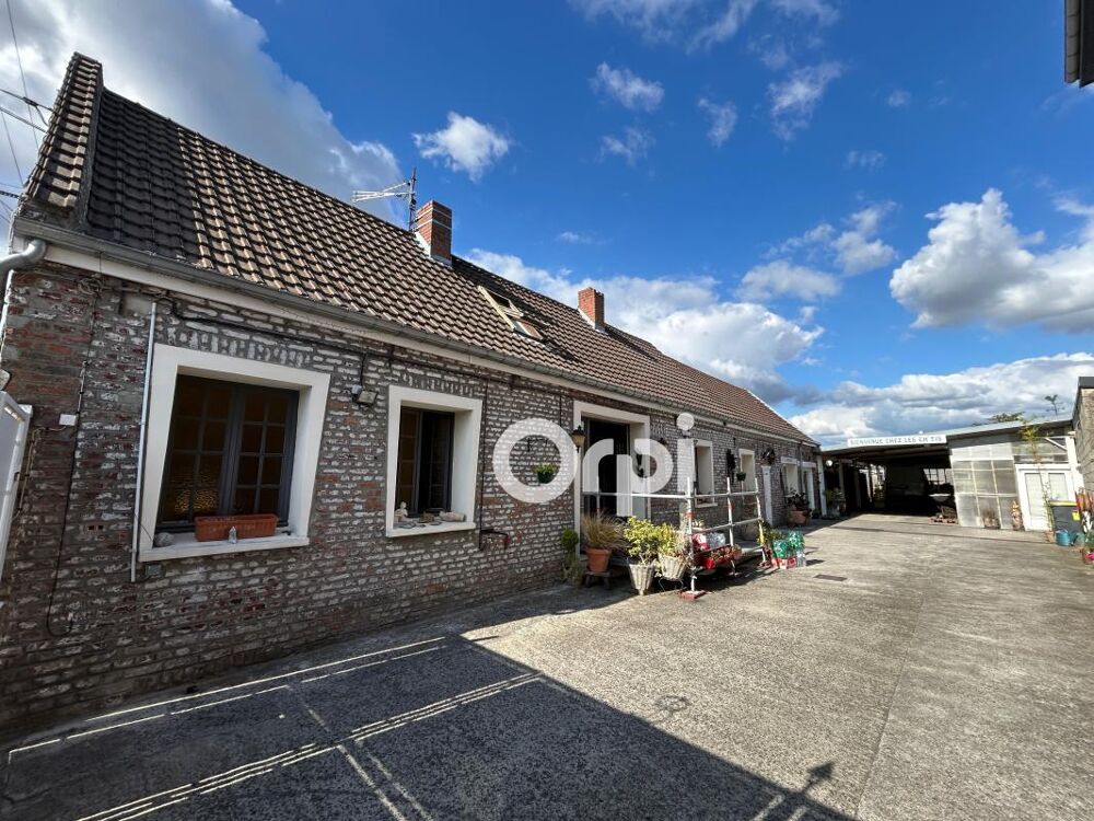 Vente Maison Longère en centre village et Hangar de 450 m2 Arleux