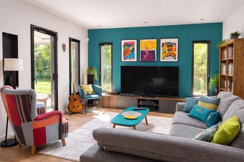   Un esprit loft au c�ur de la nature � volumes, lumi�re et caract�re � 123 m� � � 300m du littoral � Presqu'�le de Rhuys Maison - 6 pi�ce(s) - 124 m�