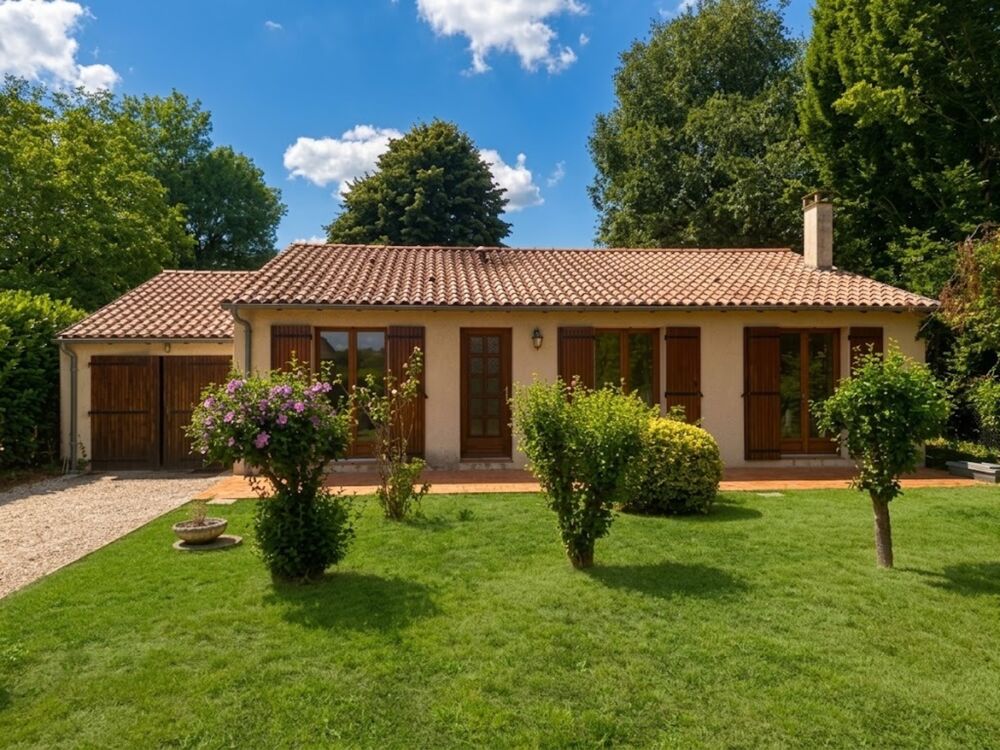 Bergerac : maison de plain-pied avec jardin, dans un quartier prisé !!