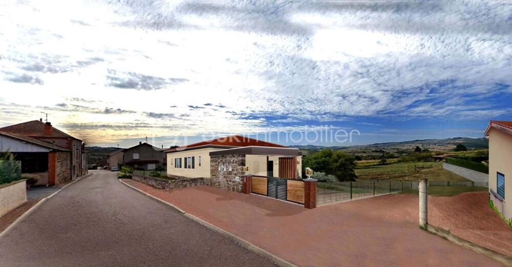 Vente Terrain Terrain de 843 m² avec projet de maison (permis purgé, fondations réalisées) – Vue panoramique plein sud Saint jean saint maurice sur loire