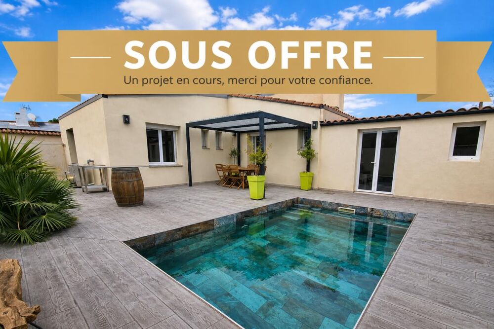 Vente Maison Maison T5 de plain-pied aux prestations soignées/piscine/garage Beziers
