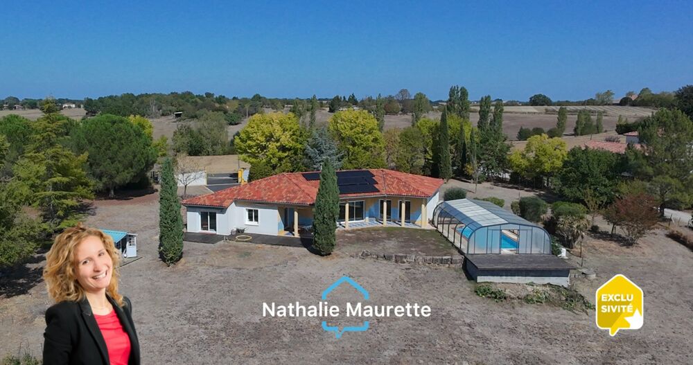 Vente Maison Toulouse 35 min, Roquemaure, villa d'architecte T7, 174 m², garage de 46 m², terrain 7500 m² Bessieres