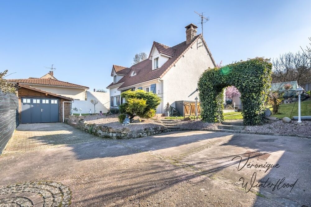 Maison à vendre 5 pièces MANTES LA VILLE (78)130m²-4 chambres-1153m²-garage-sous-sol-dépendance