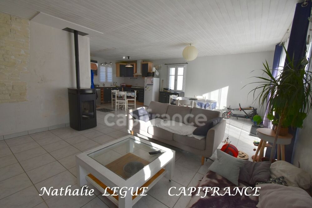 LA GUERINIERE (85) NOIRMOUTIER Maison à vendre 6 Pièces, 4 chambres ,96 M² , terrain 498 M² ,500 Mètres PLAGE