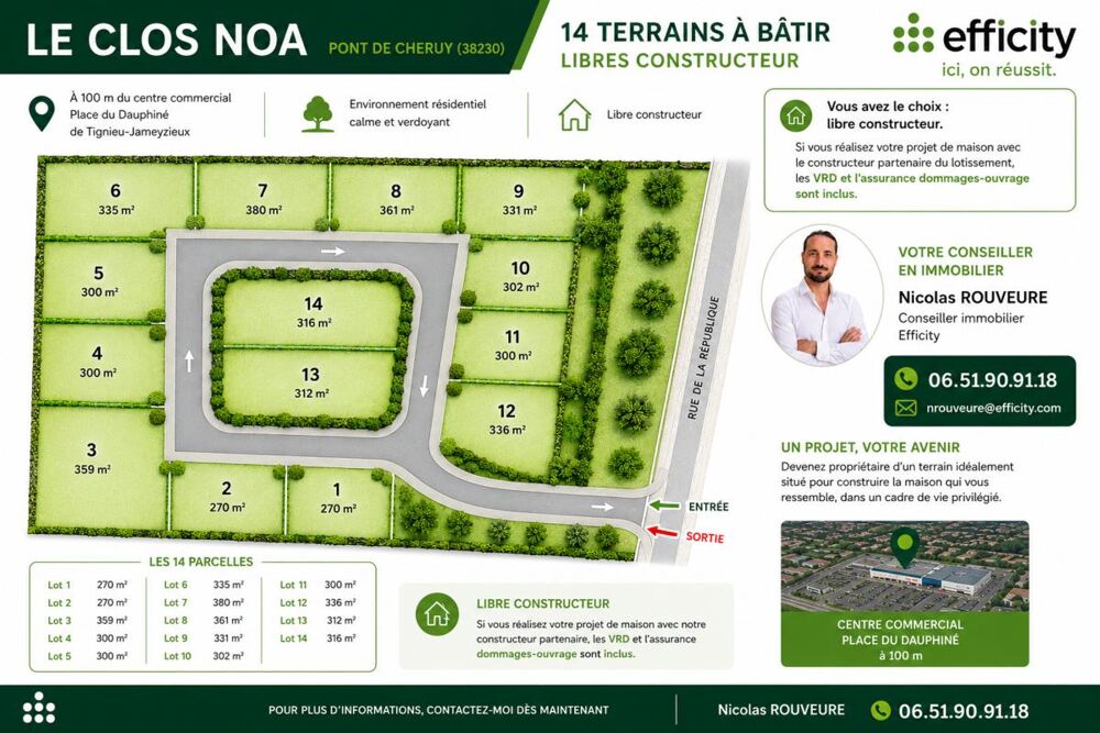 Vente Terrain Terrain Pont de cheruy