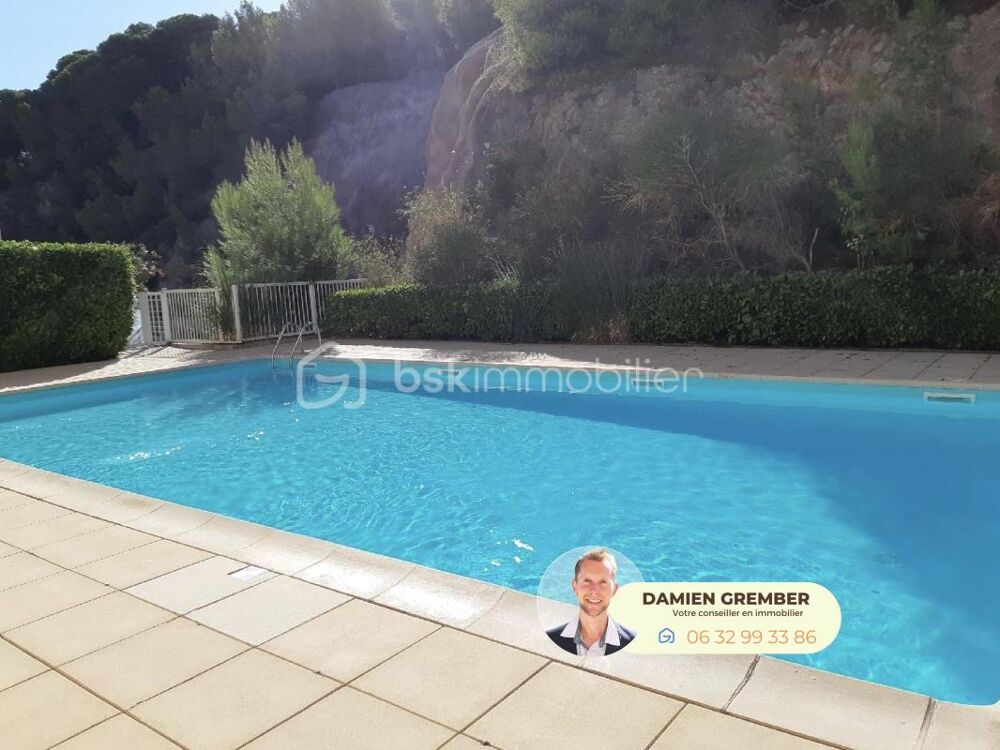 ? Vue imprenable sur létang de Thau  T2 traversant avec loggia et piscine