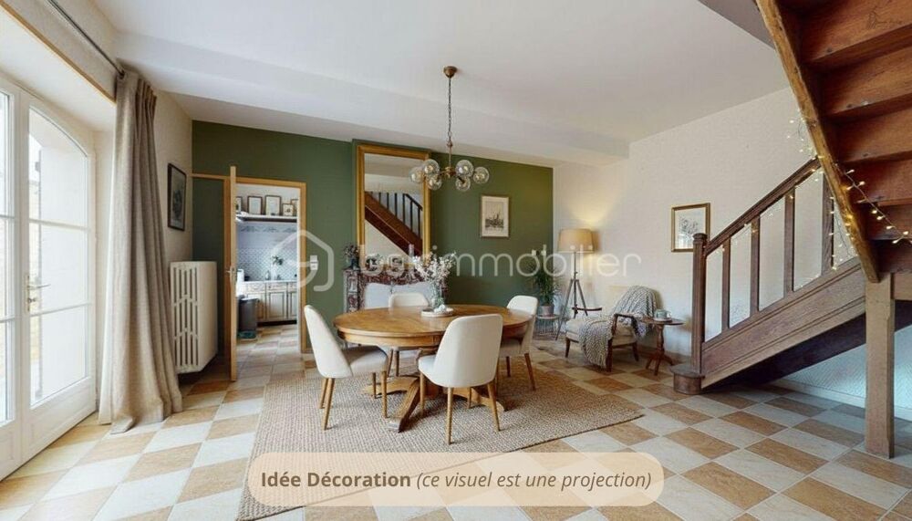 Maison en pierre à rénover  141 m²  Dépendances  Terrain clos 645 m²