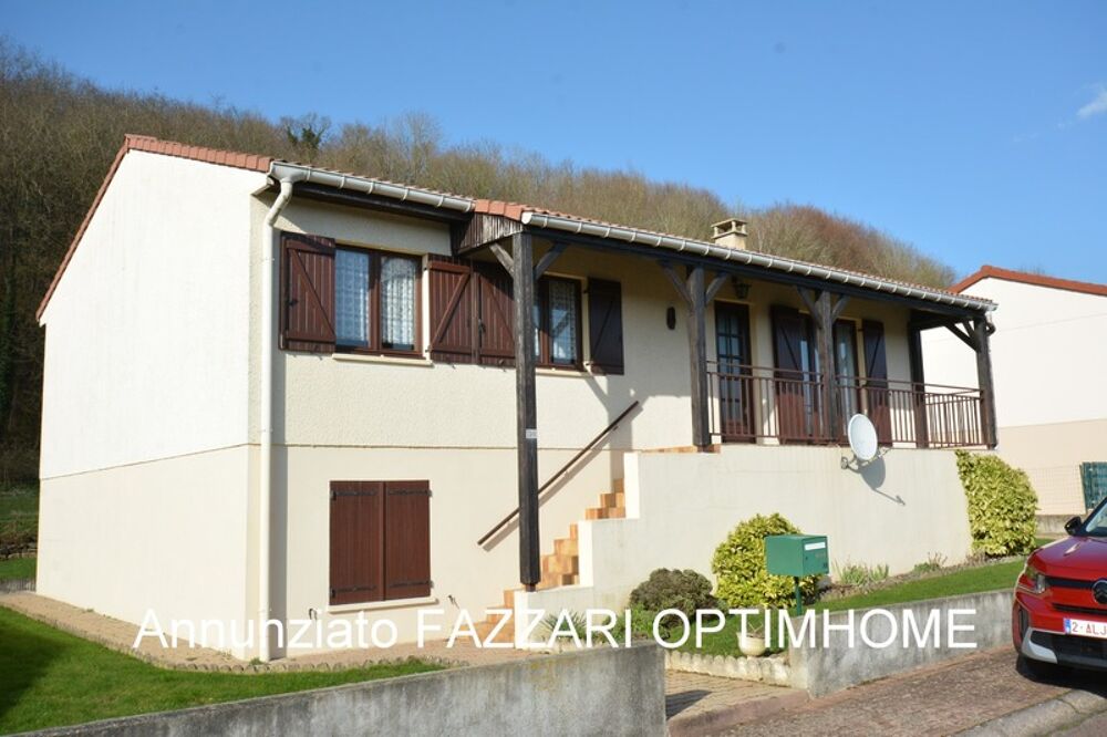 Maison individuelle sur sous-sol complet à Montmédy  107 m²  4 chambres  Garage 45 m²  Secteur calme proche Belgique & Luxem