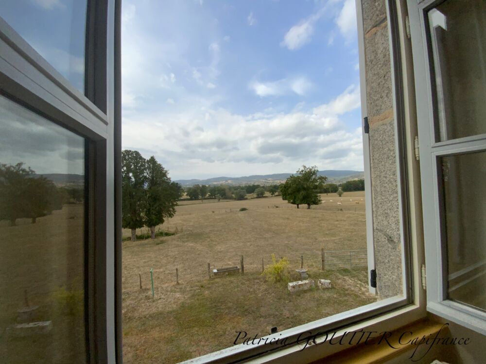 A SAINT FORGEUX LESPINASSE (42) MAISON DE CARACTERE de 200 M2 avec DEPENDANCES et terrain clos de 8400M2