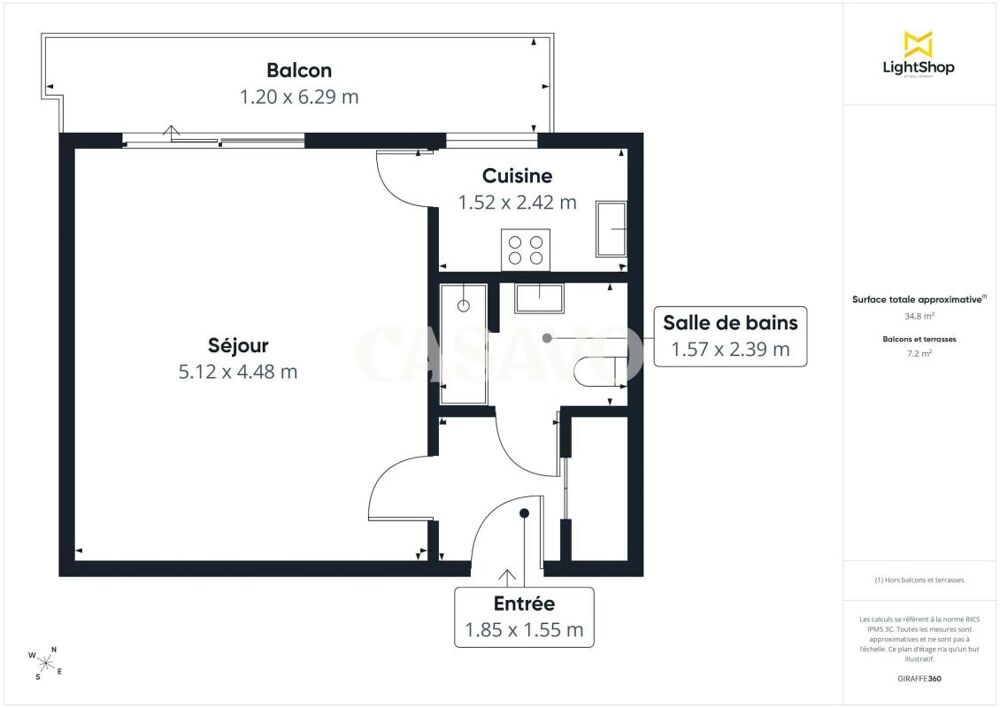 Vente Appartement Vente Appartement 1 pièce de 35m² - 75020 Paris Paris 20