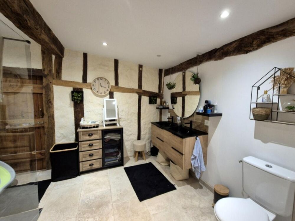 Maison en pierre - charme - terrasse couverte et petit jardin - 3 chambres  La Romieu 32480