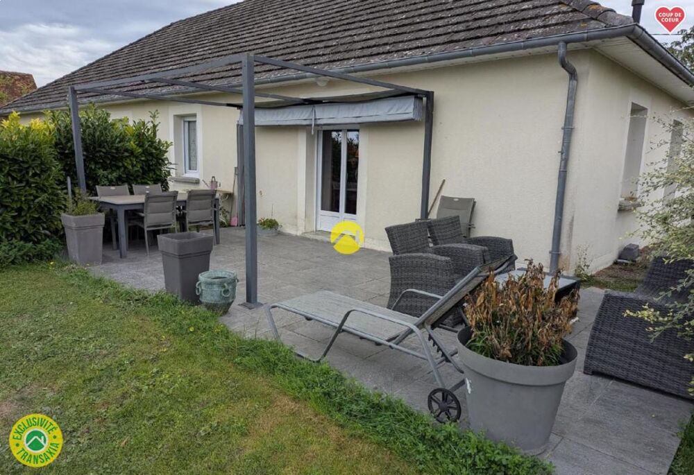 Plain-pied 4 ch. Terrain1500m²