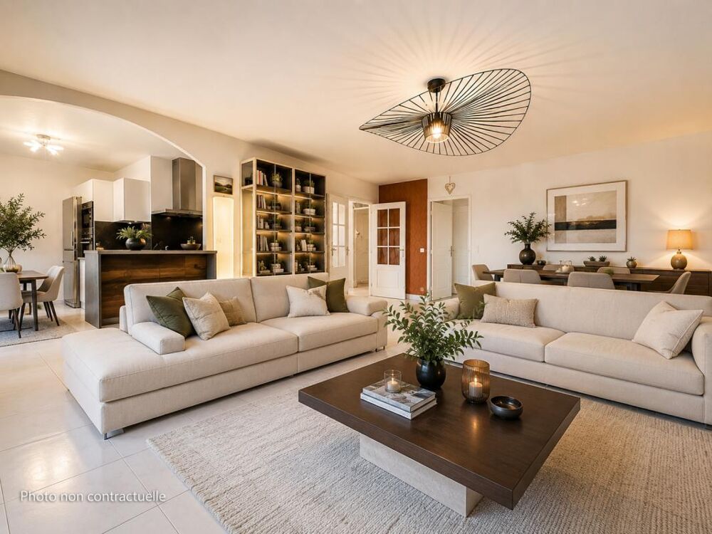 13008 Marseille  Saint-Anne / Bonneveine  Dernier étage T3 de 95 m² avec terrasse plein Sud, balcon et garage