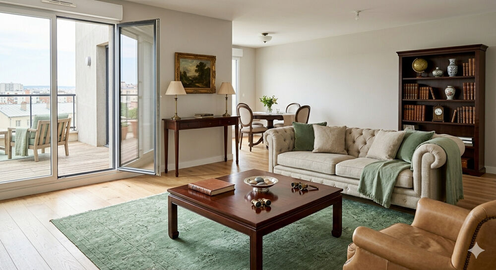 Vente Appartement - BEAU T4 en DERNIER ETAGE avec TERRASSES,  PARKINGS et CAVE - Thiais