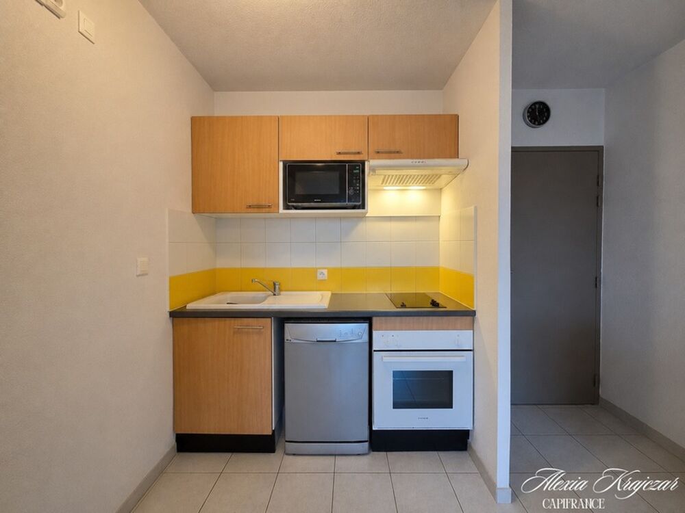 A VENDRE - Appartement T2, 38,56m² Carrez - 1 chambre - Jardin de 42m² - Place de parking privative - Résidence sécurisée - Vend