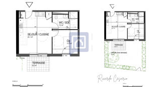  Appartement à vendre 2 pièces 42 m²