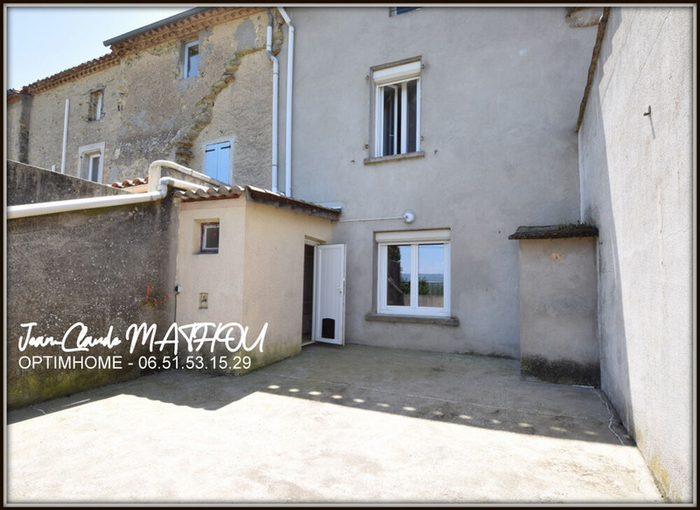 Maison de village T3 78 m2 avec terrasse abritée, garage et vue dégagée - 11400