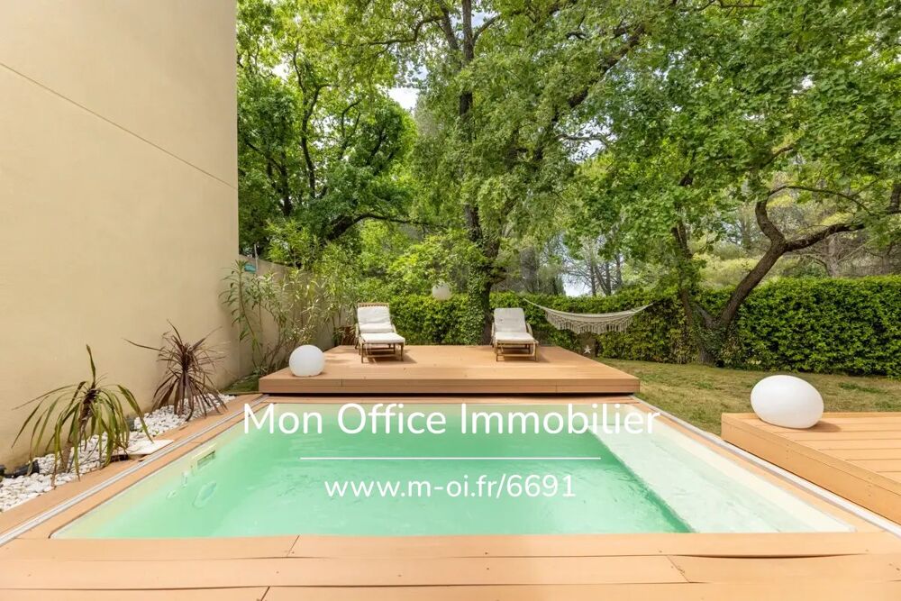 Référence : 7075-ABO - Saint-Cannat  Maison récente de 5 pièces avec jardin, piscine, garage + 3 places de stationnement privat