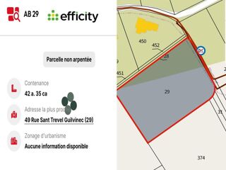 Terrain � vendre 4395 m�