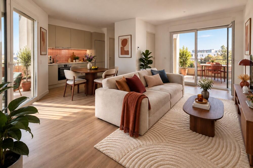 Vente Appartement MÉRIGNAC CENTRE – T3 AU DERNIER ETAGE AVEC CLIM – TRAM A À 2 MINUTES Merignac