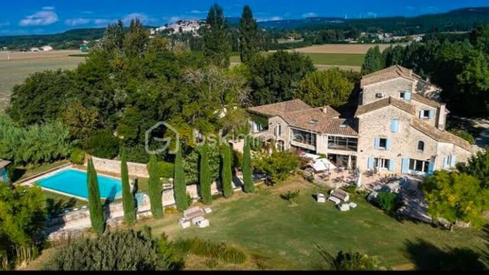 Vente Moulin Domaine Hôtelier Signature en Drôme Provençale - Ancien Moulin Restauré dans un Parc Privé de 3,7 ha Grignan