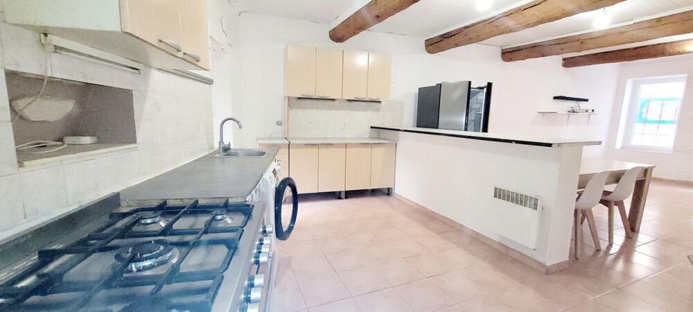 MAISON 143 m² - 3 CHAMBRES - DPE C - 85 000 - THÉZAN-DES-CORBIÈRES