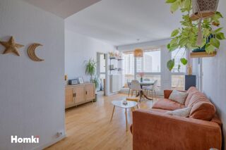 Vente Appartement VILLEURBANNE – T2 Bis DE 48,56 M² – 13? ÉTAGE – LUMINEUX – BALCONS – PARC – Villeurbanne