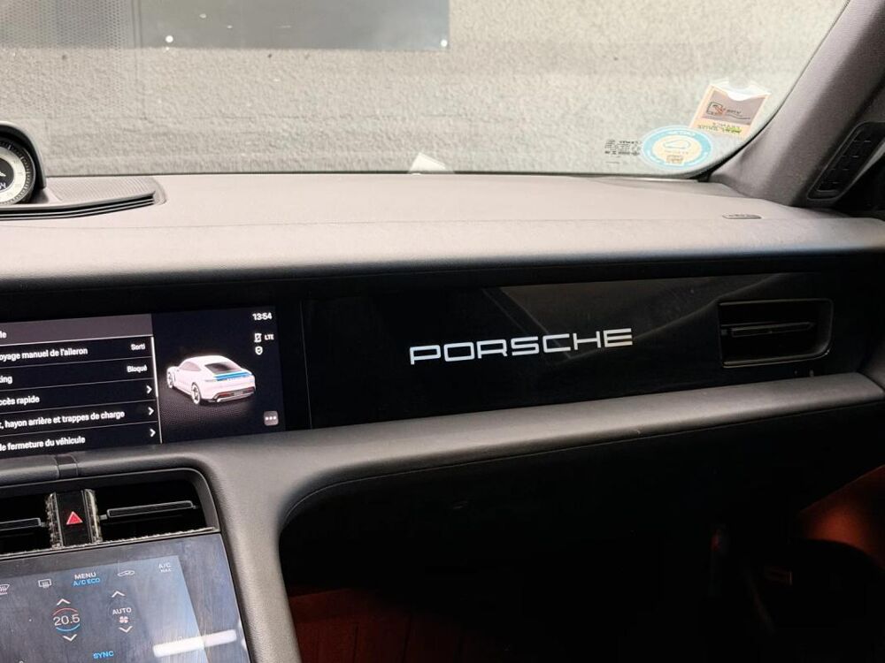 Taycan 4S 530ch- 5 places- pano- pack carbone- sport chrono- craie 2020 occasion 73000 Chambery